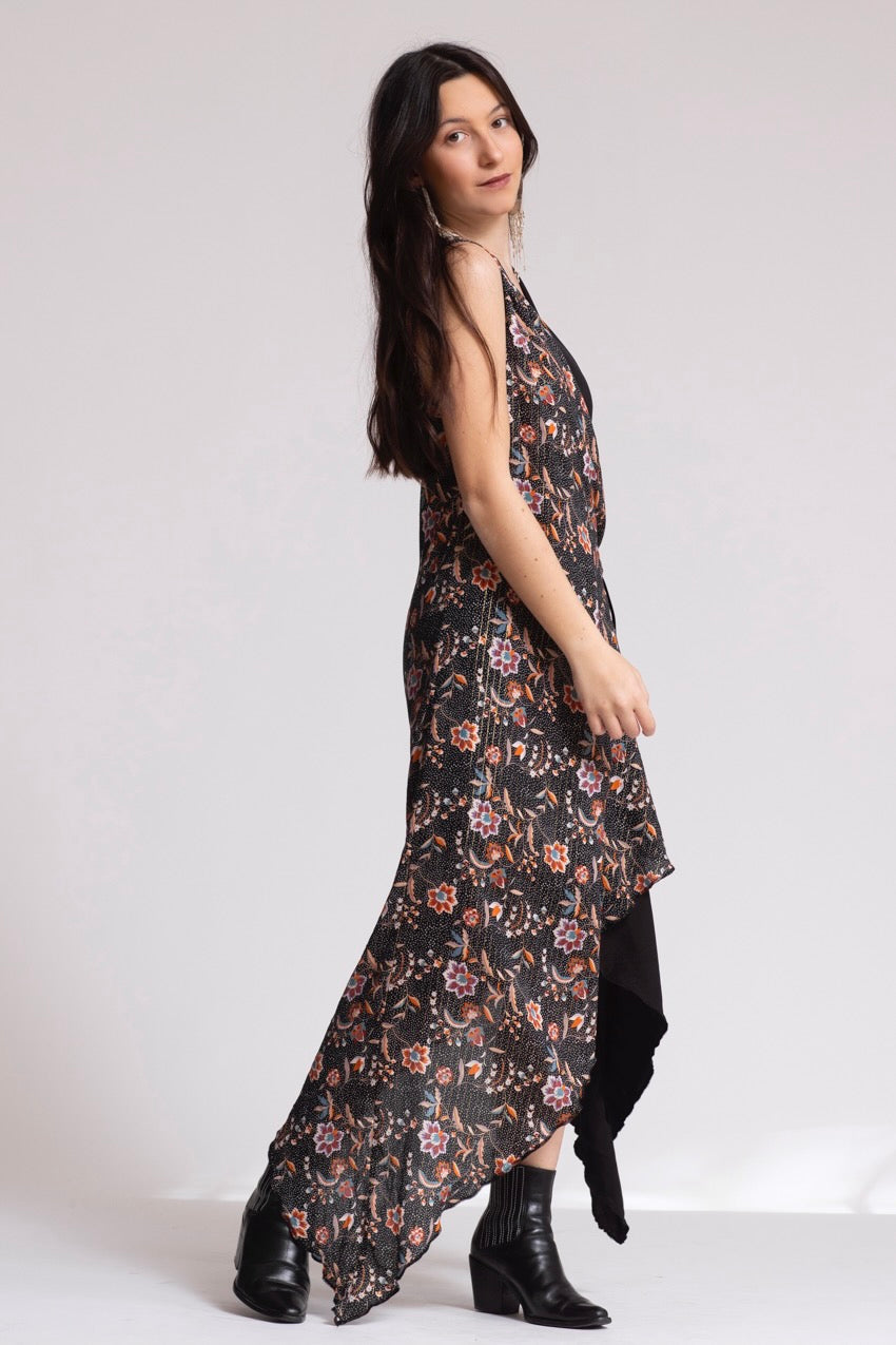 Demi Dress Noir&Cat/Noir