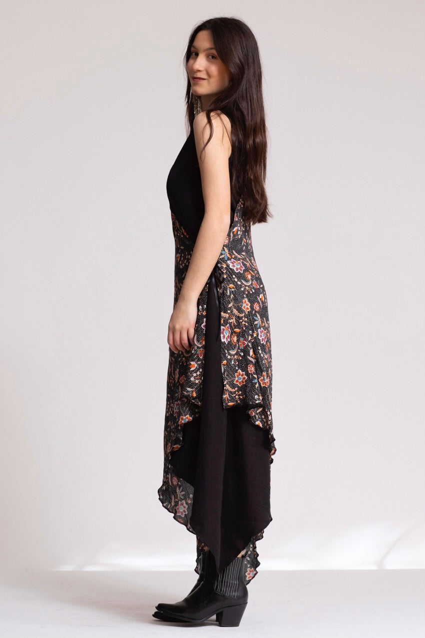 Demi Dress Noir&Cat/Noir