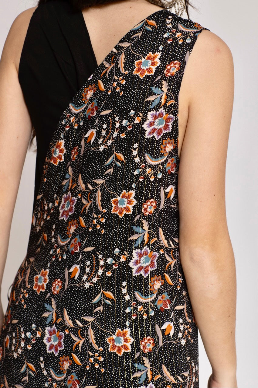 Demi Dress Noir&Cat/Noir