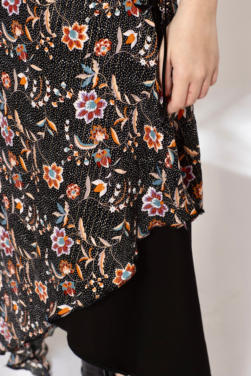 Demi Dress Noir&Cat/Noir