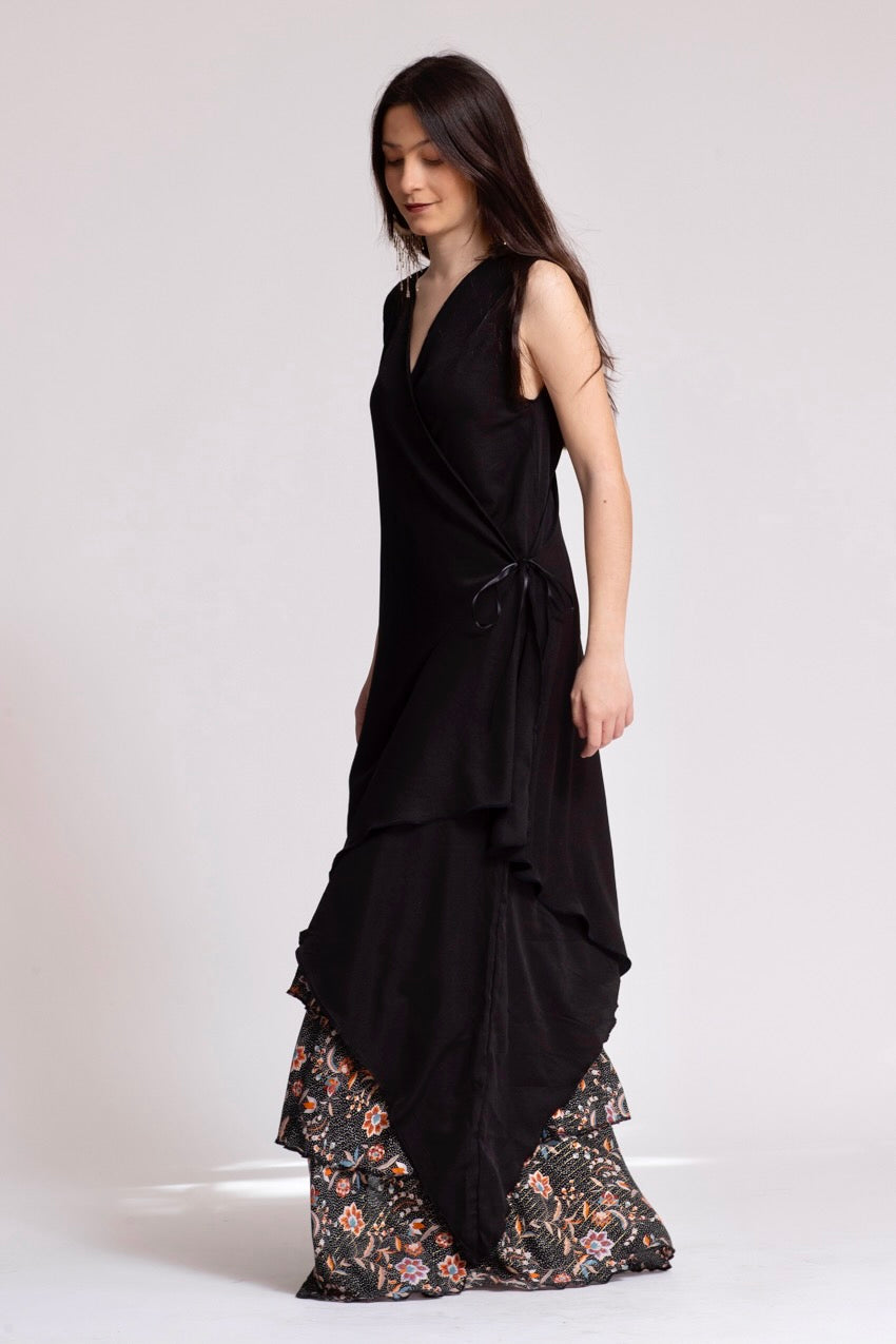 Demi Dress Noir&Cat/Noir