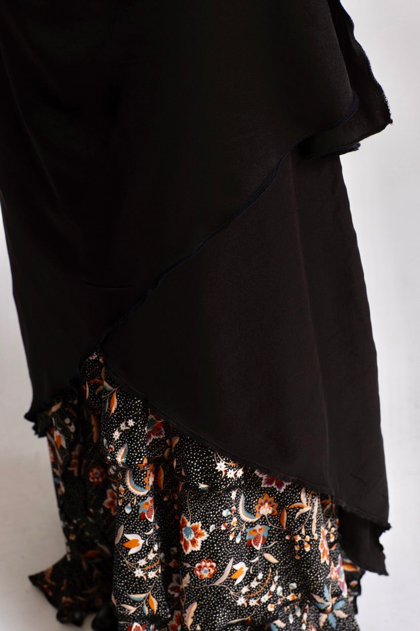 Demi Dress Noir&Cat/Noir