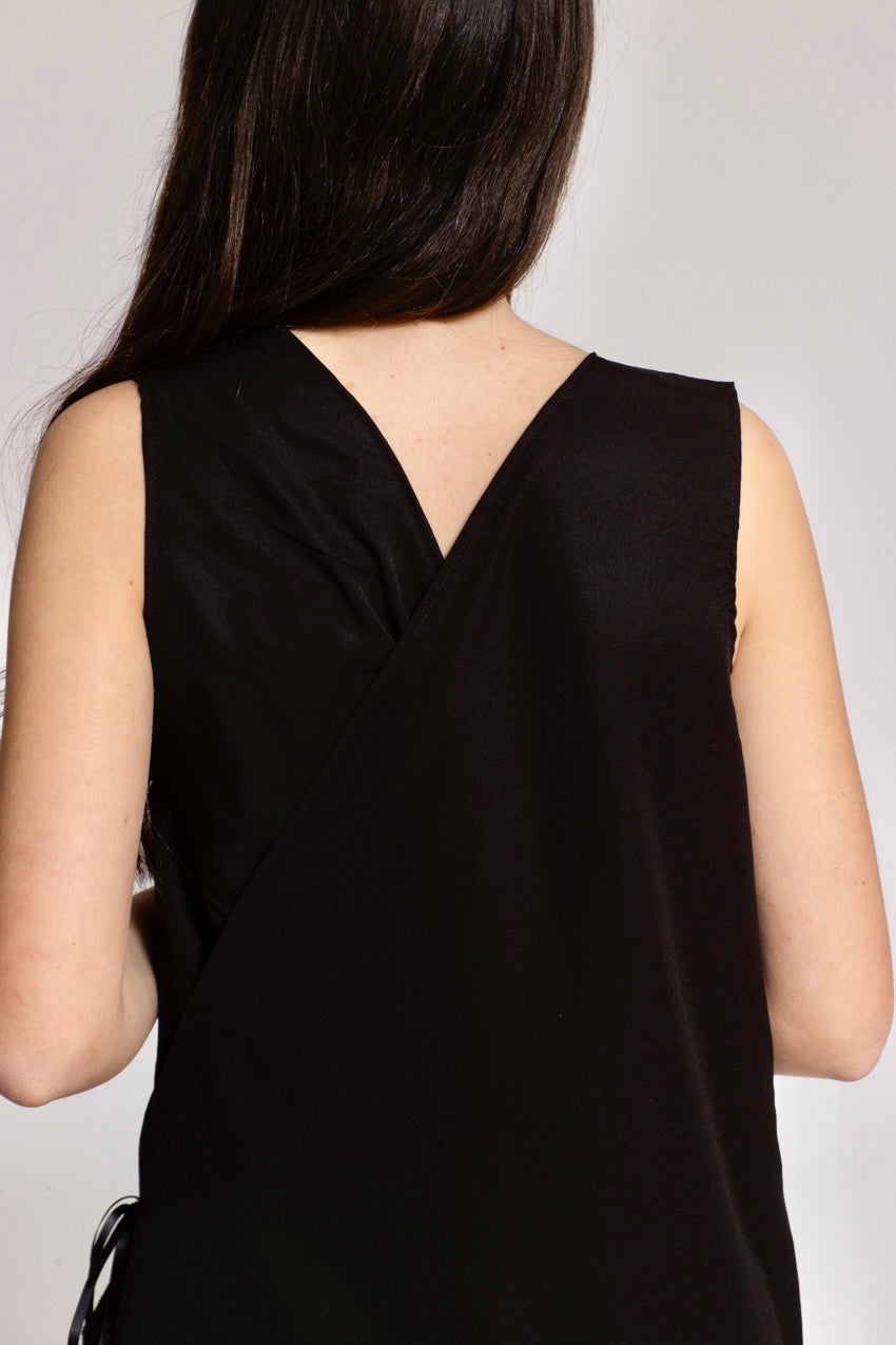 Demi Dress Noir&Noir