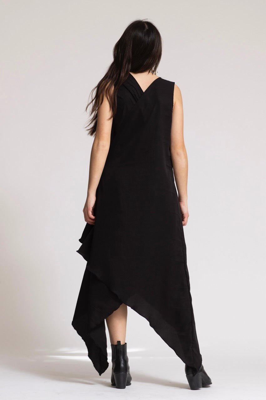 Demi Dress Noir&Noir