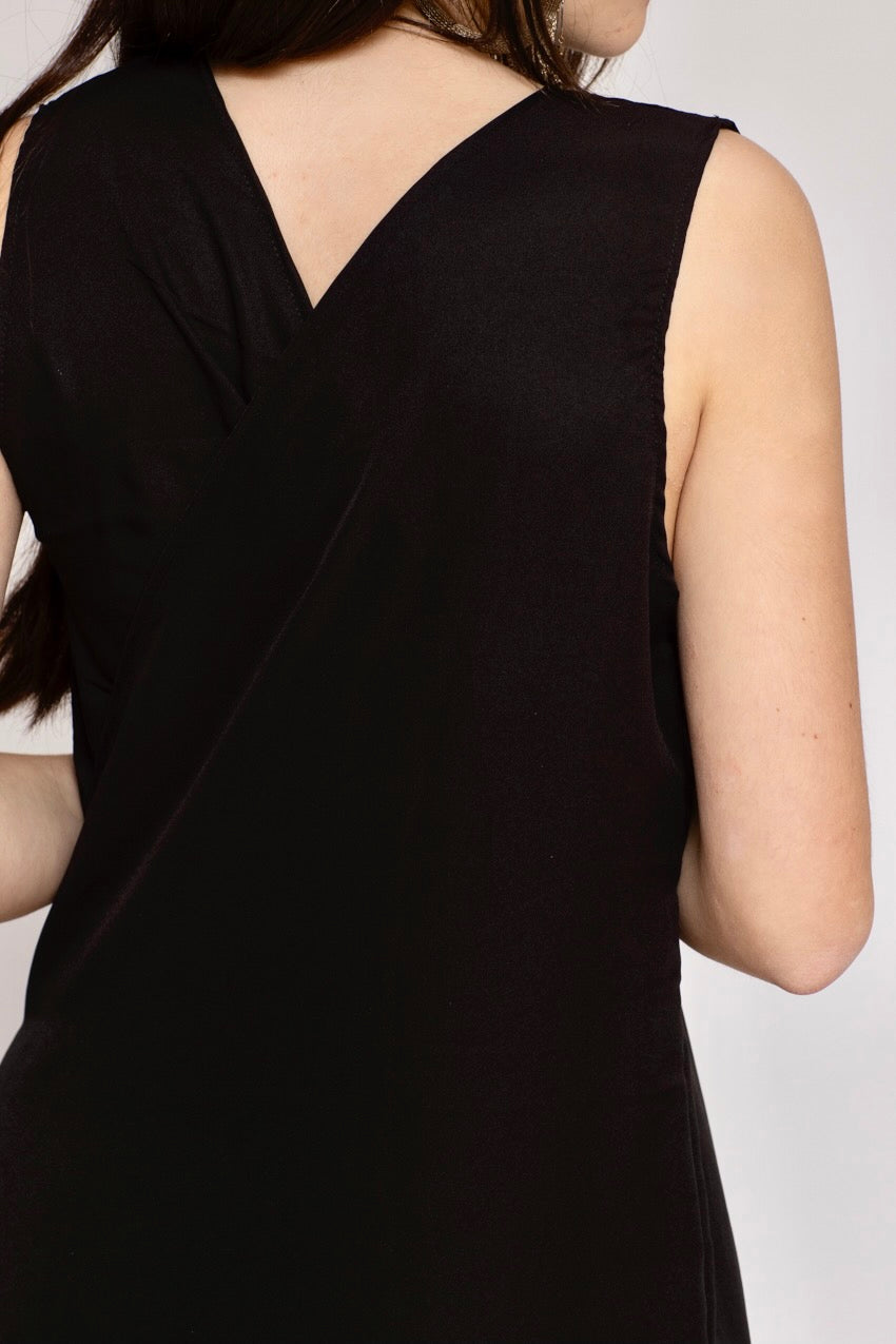 Demi Dress Noir&Noir