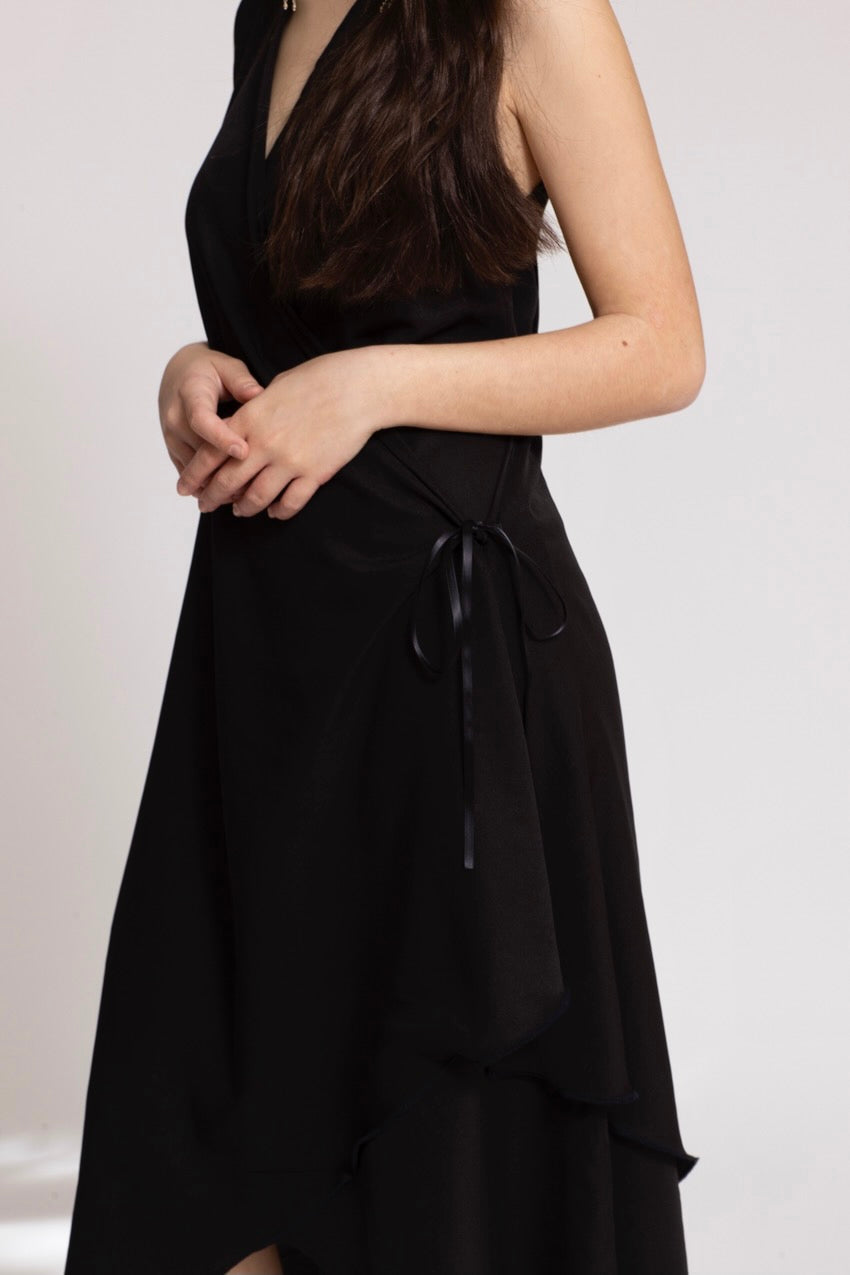 Demi Dress Noir&Noir