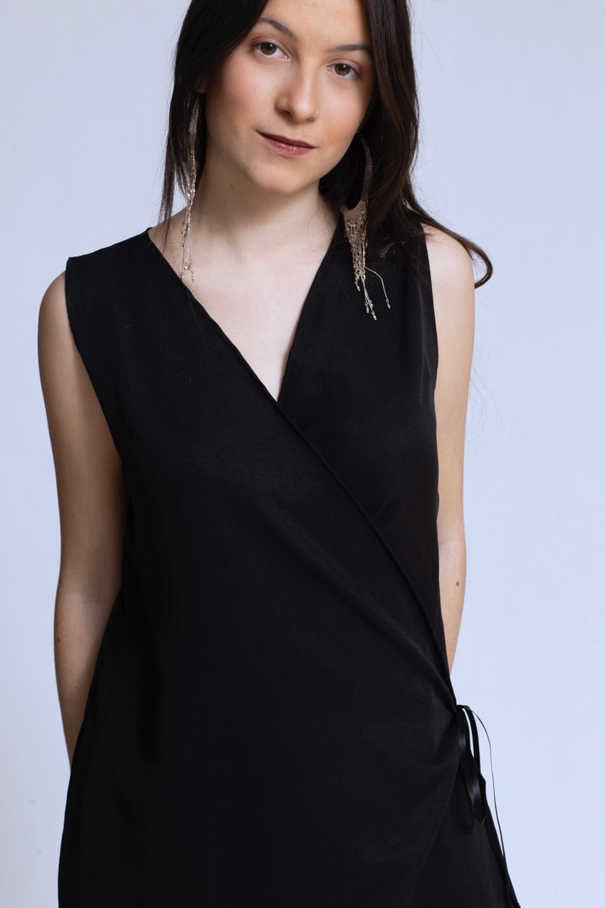 Demi Dress Noir&Noir