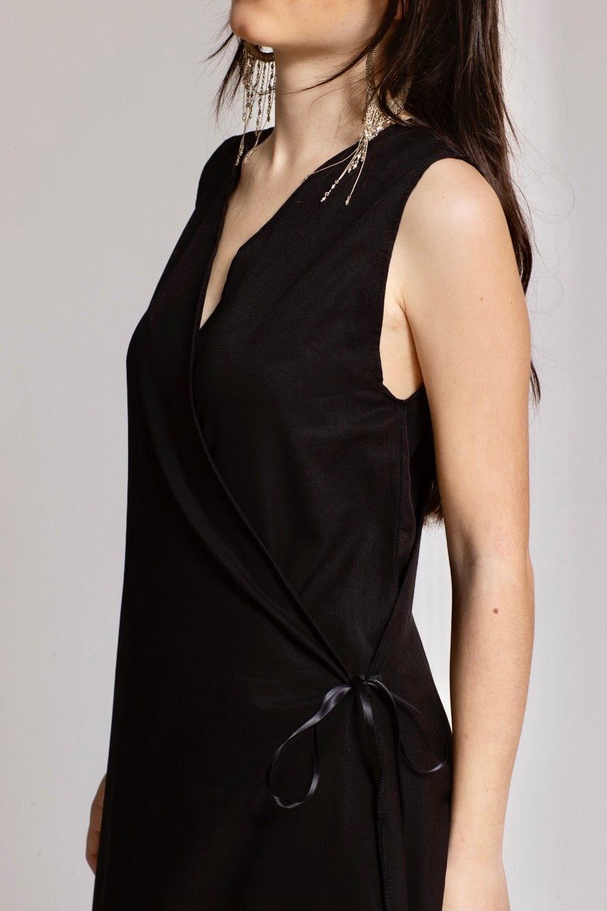 Demi Dress Noir&Noir