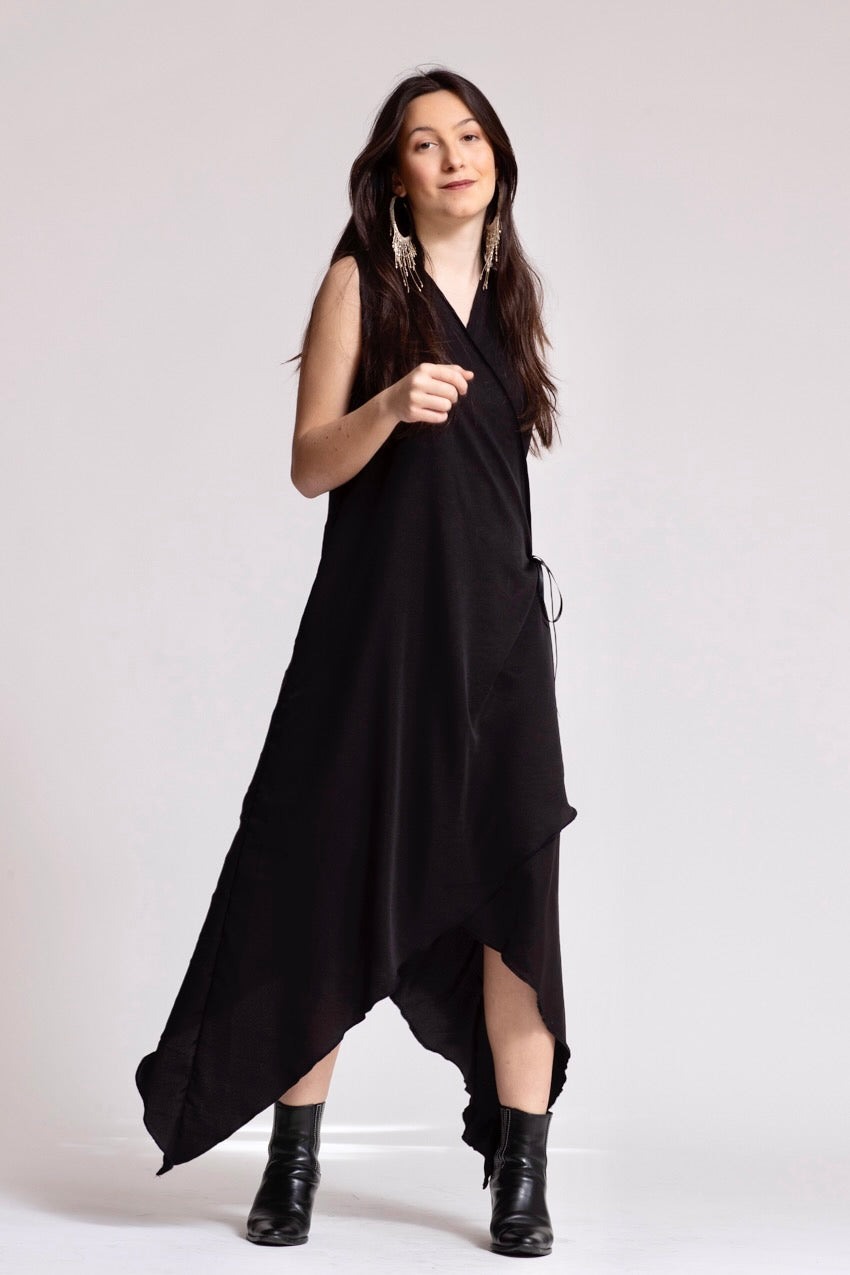 Demi Dress Noir&Noir