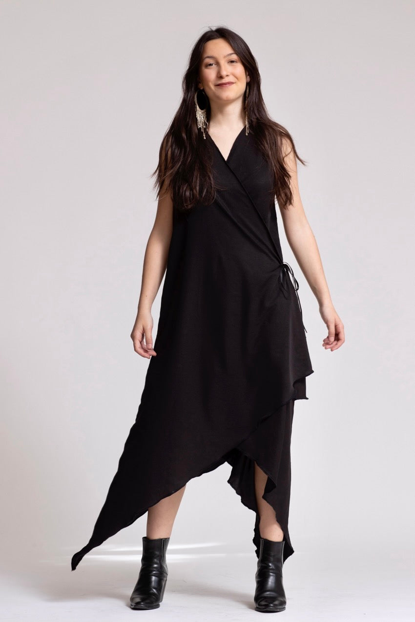 Demi Dress Noir&Noir