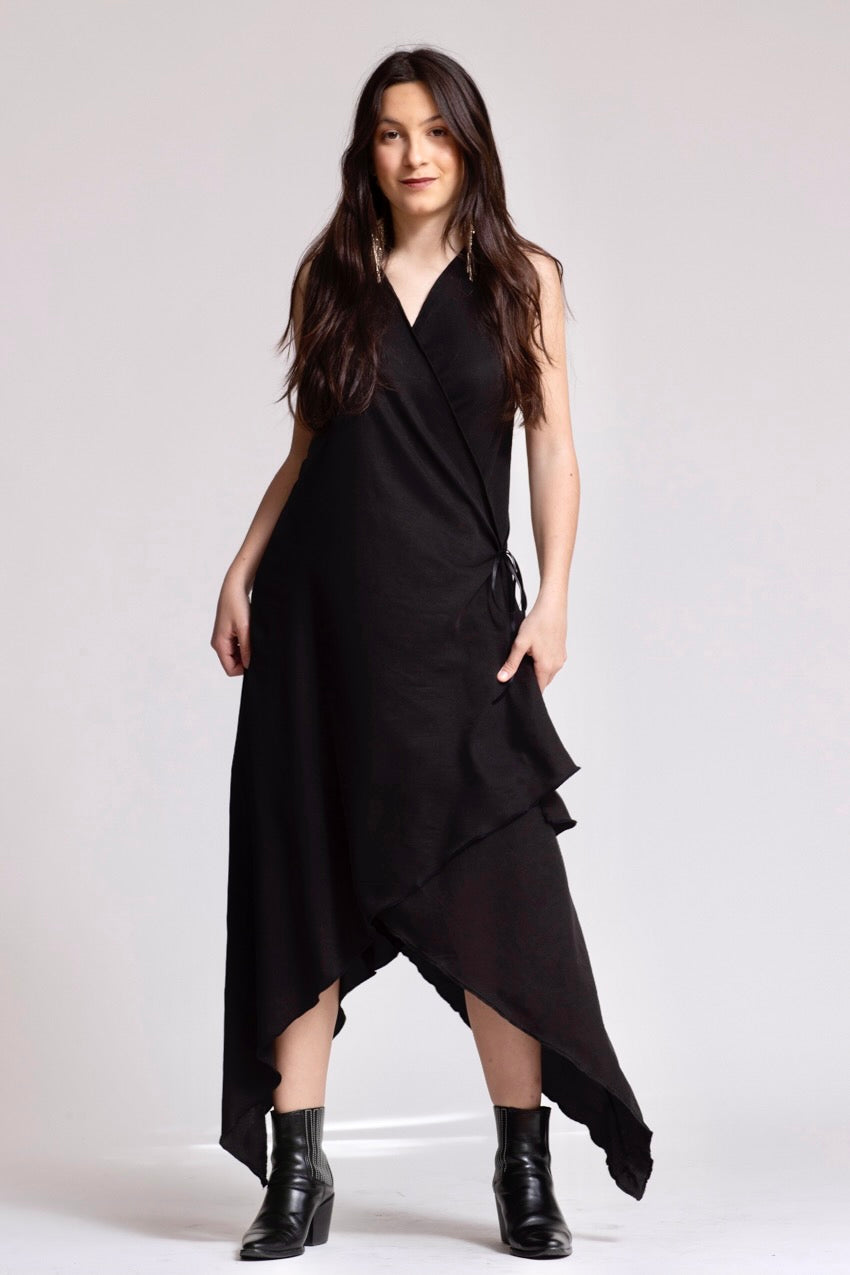 Demi Dress Noir&Noir