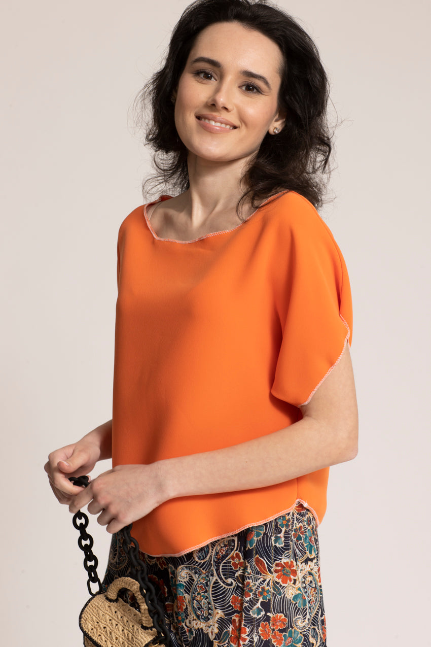 Haut Jeannine Orange