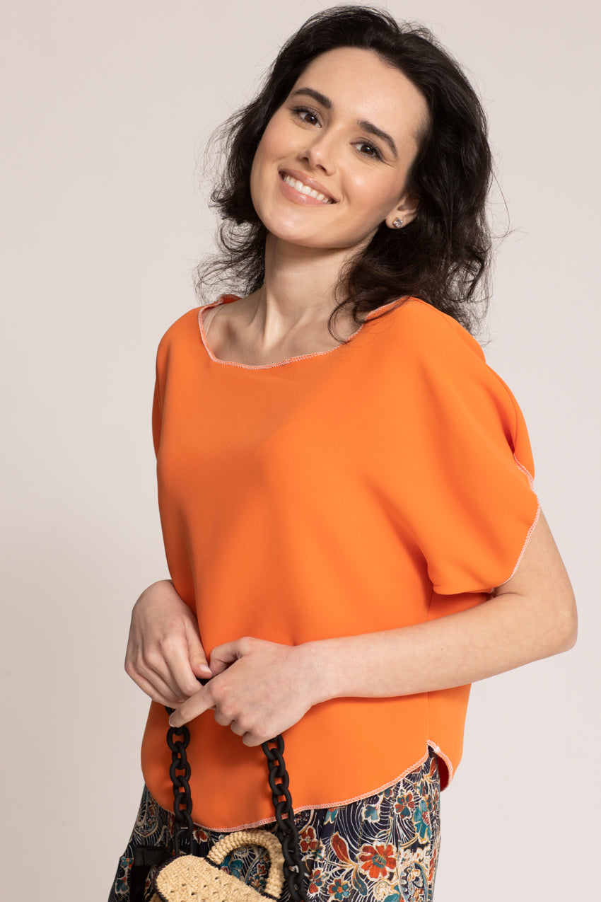 Haut Jeannine Orange