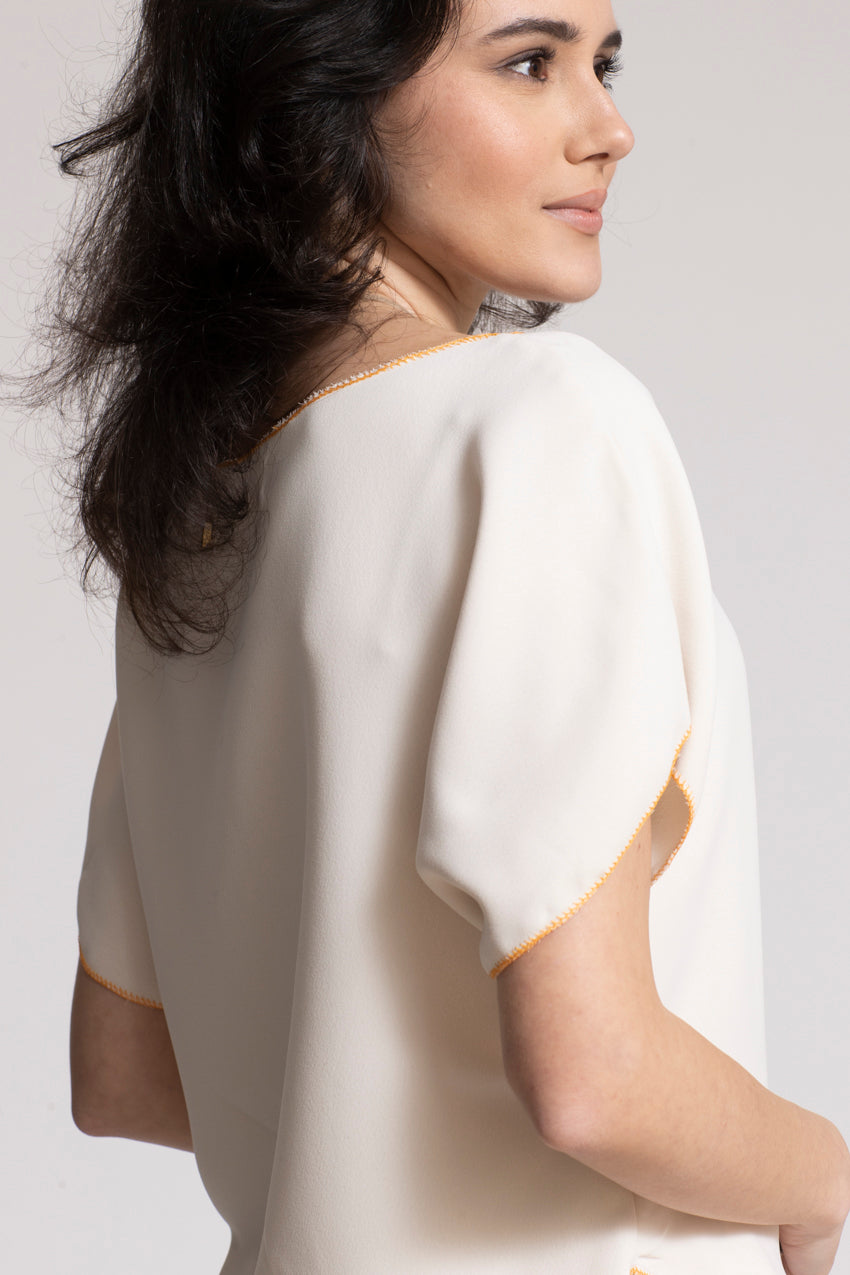 Haut Jeannine Crème