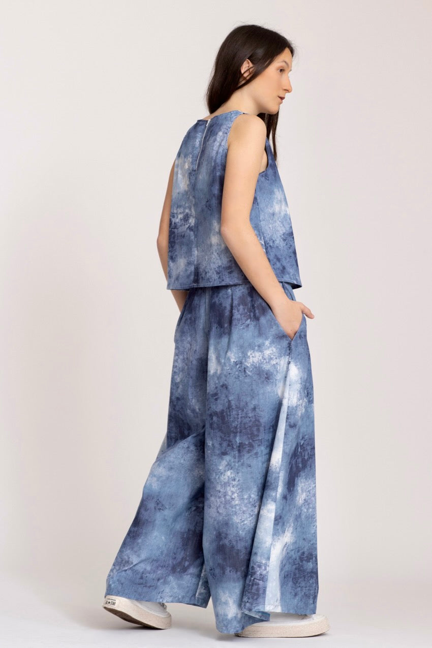 Pantalon Large Taille Elastique Julya TY&Dy