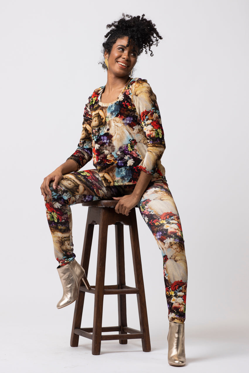 Pantalon Reversible Legg In Angel&Leo Red