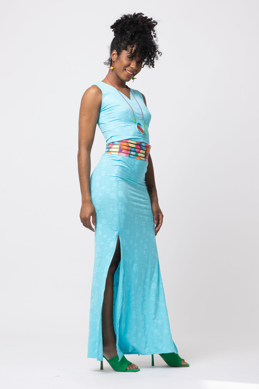 Jupe Longue Azur Miami