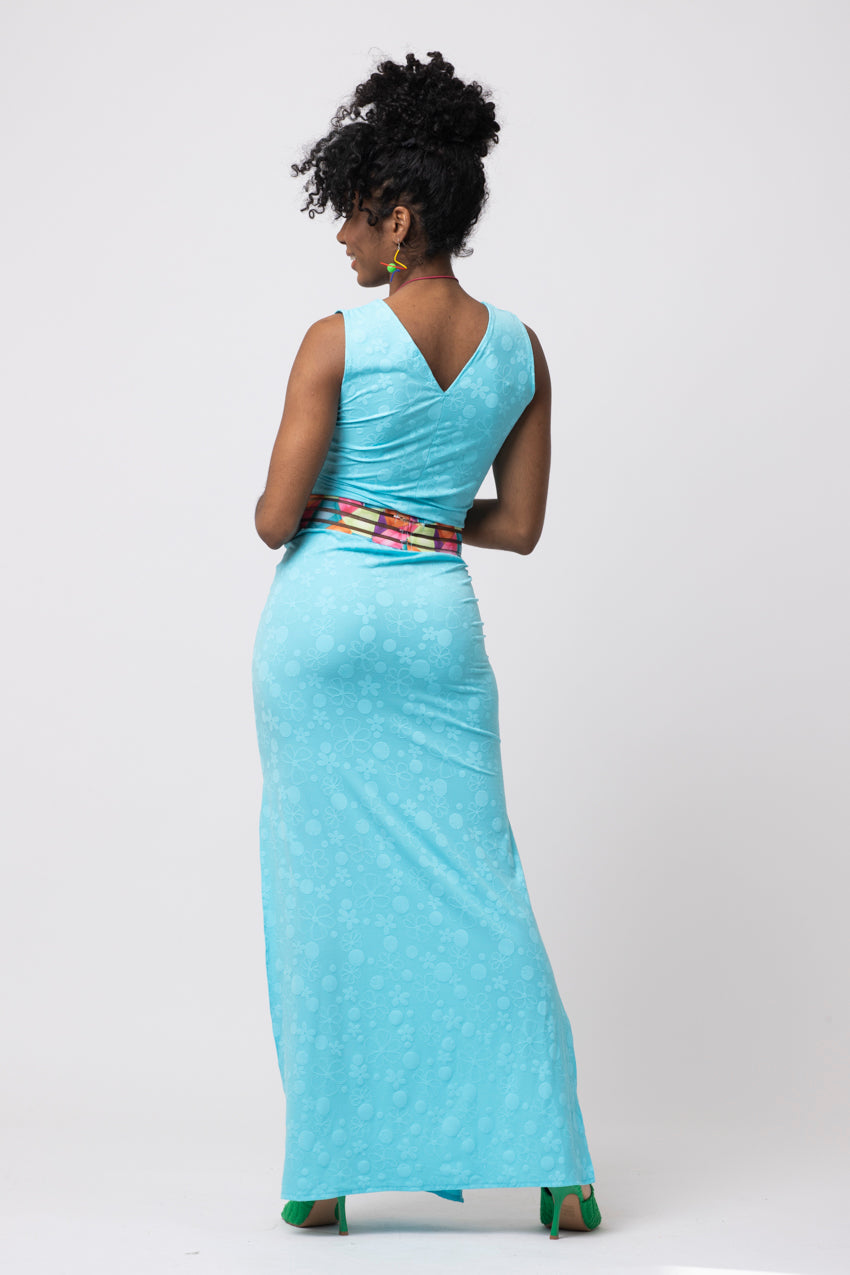 Jupe Longue Azur Miami