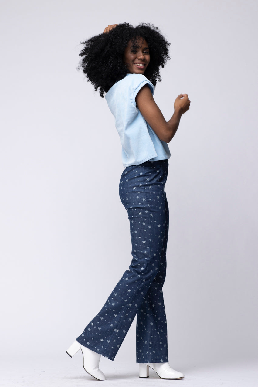 Pantalon Denim Etoilles