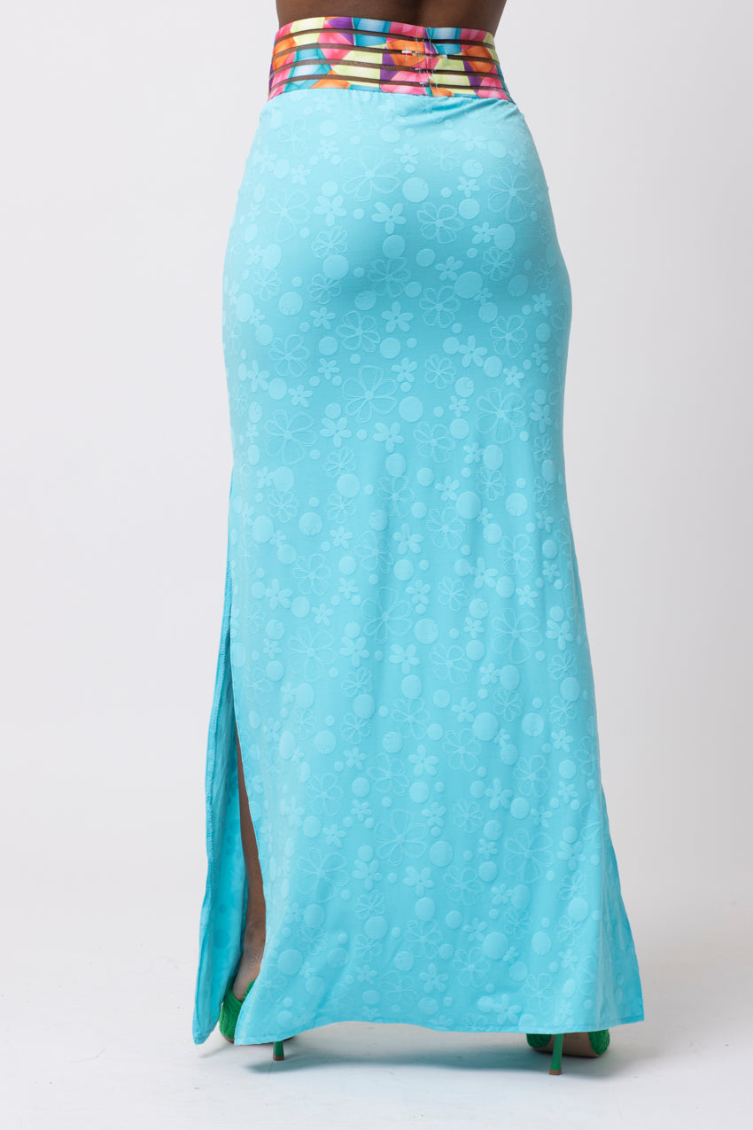 Jupe Longue Azur Miami