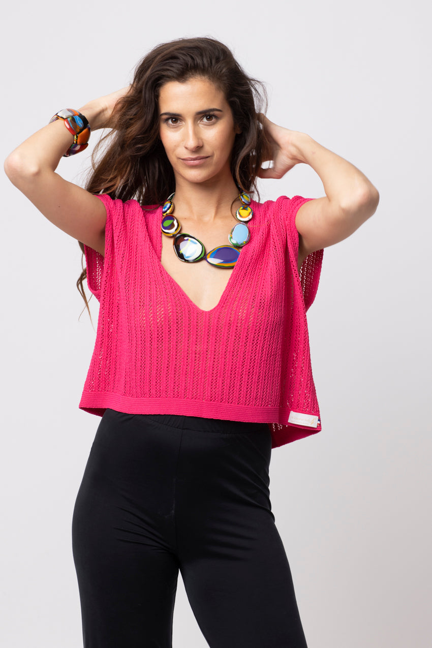 Maille Carusel Ete Fuxia