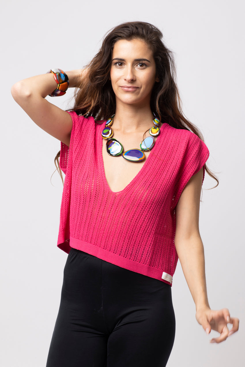 Maille Carusel Ete Fuxia