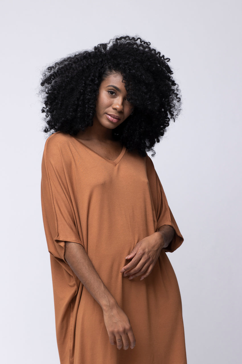 Robe Overall Noisette