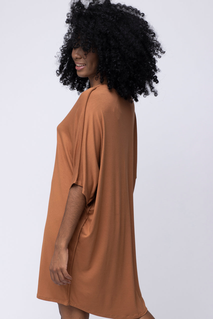 Robe Overall Noisette