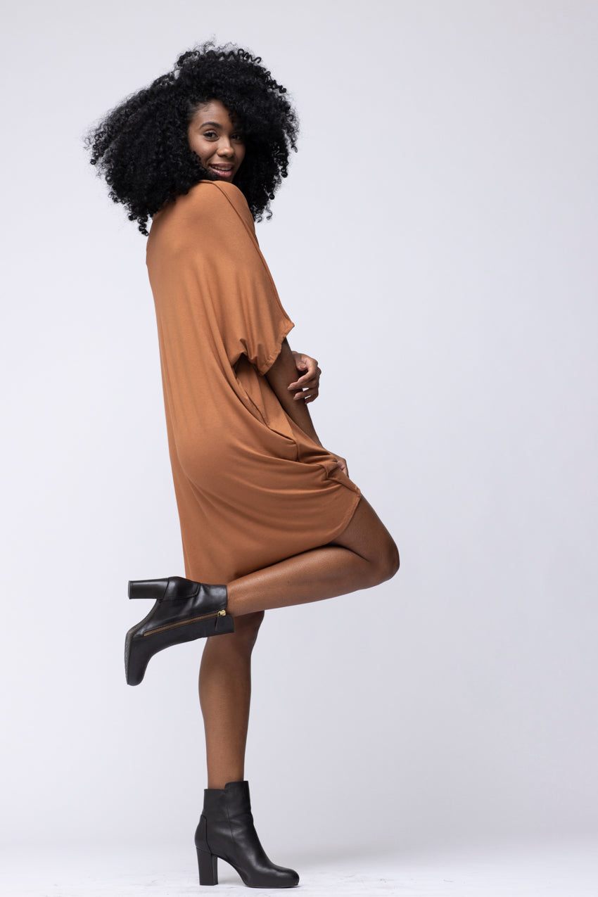 Robe Overall Noisette