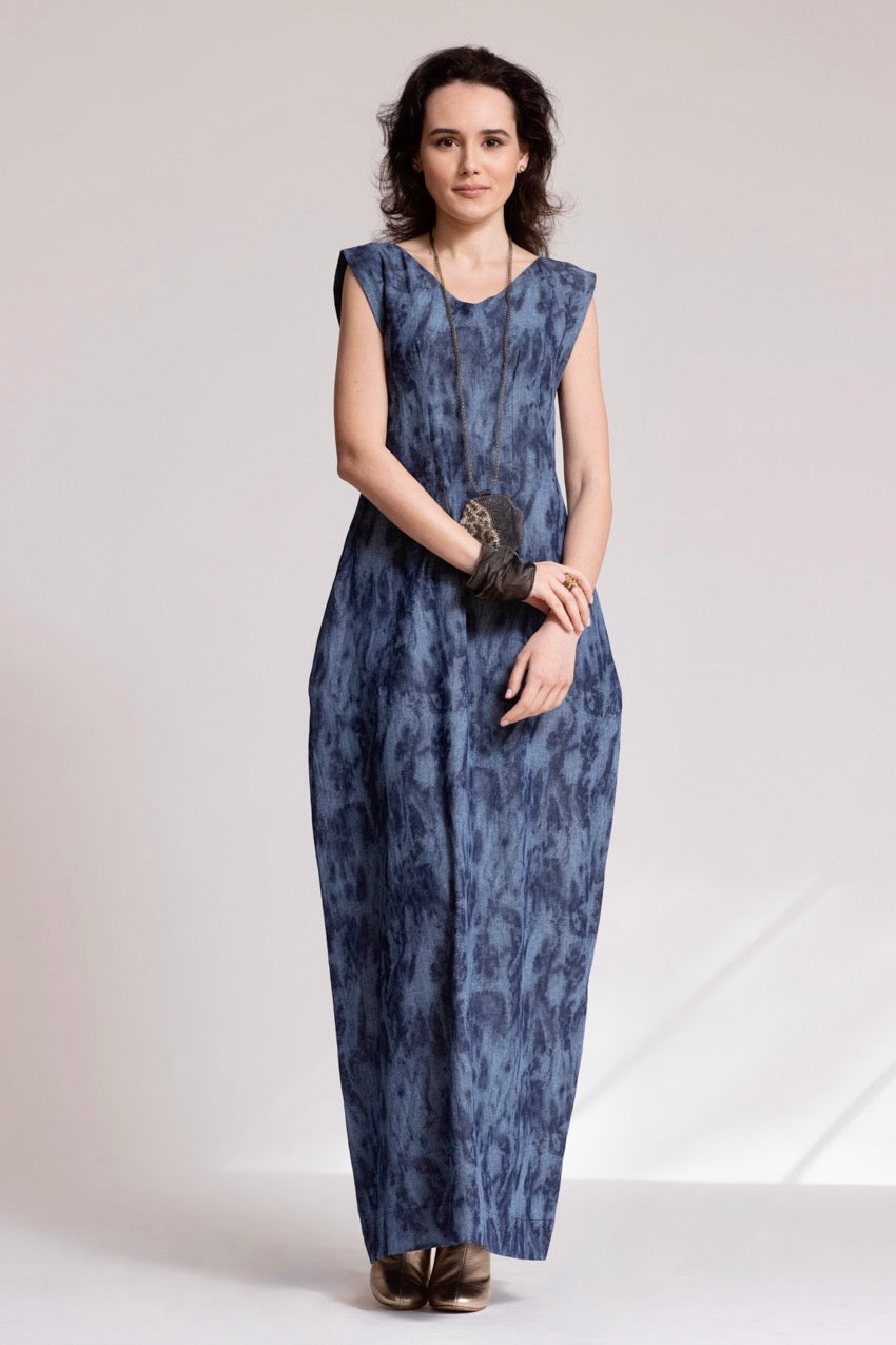 Robe Longue Corolle Denim Deep&Bleu