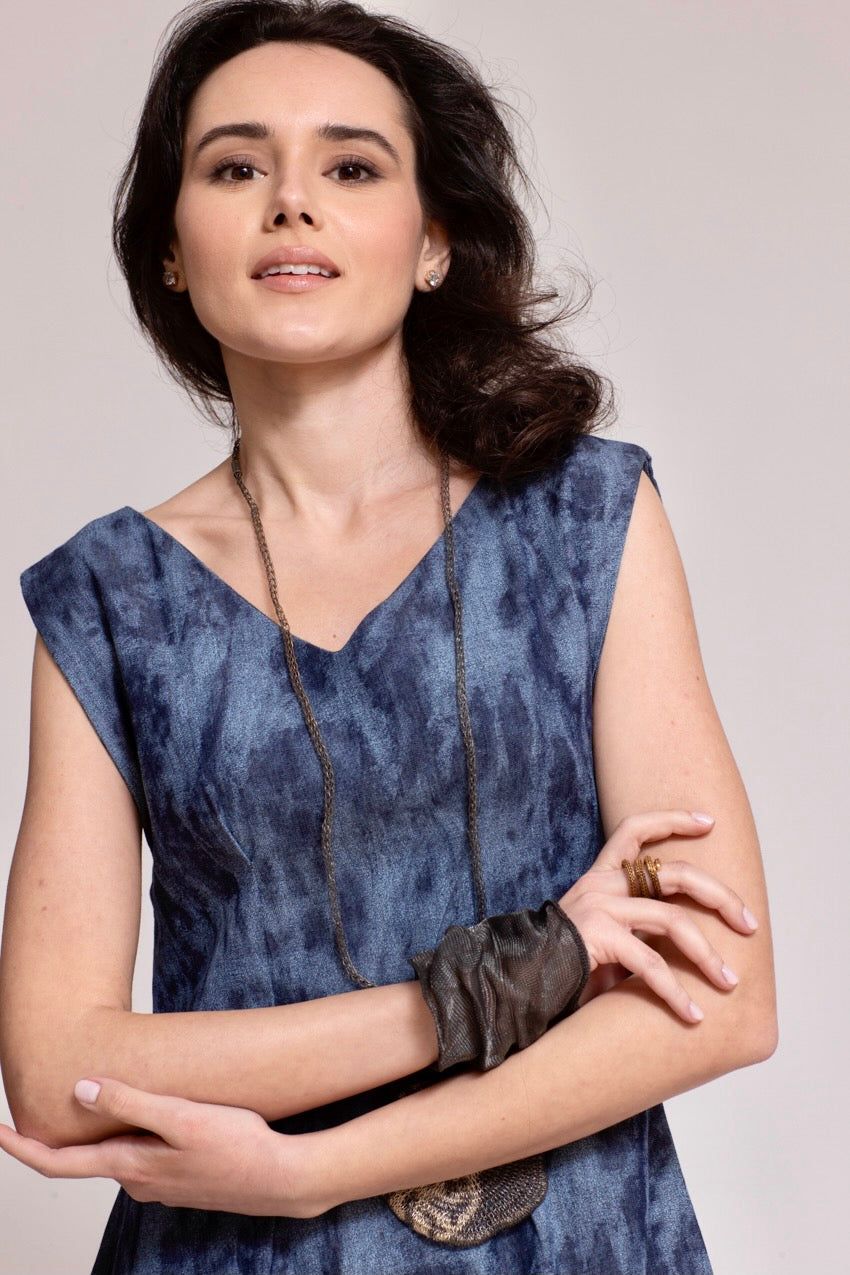 Robe Longue Corolle Denim Deep&Bleu