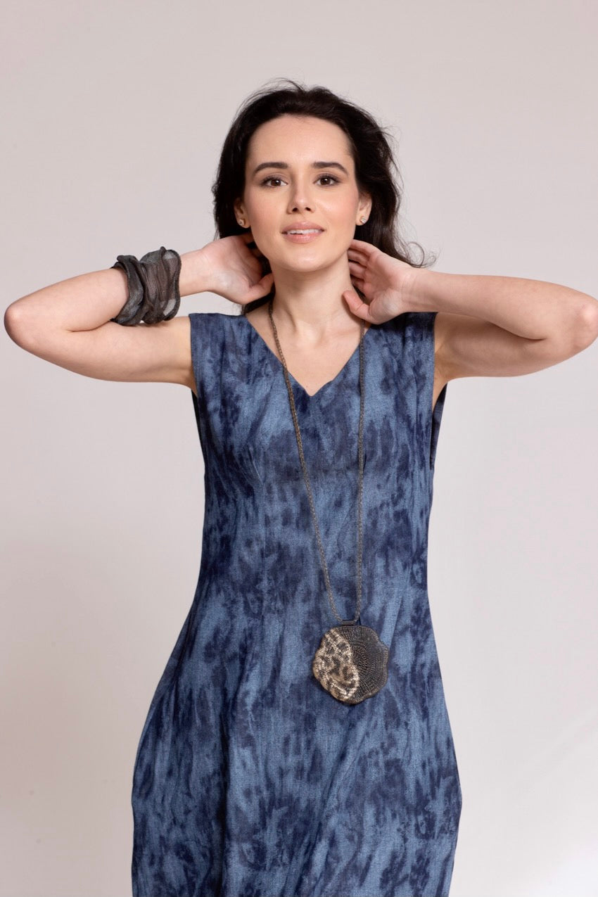 Robe Longue Corolle Denim Deep&Bleu