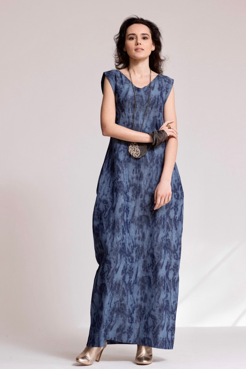 Robe Longue Corolle Denim Deep&Bleu