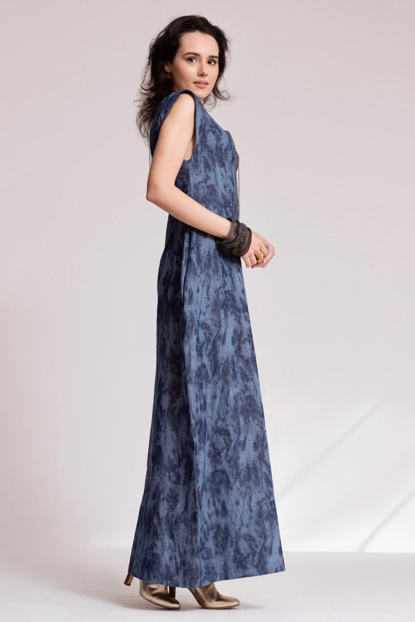 Robe Longue Corolle Denim Deep&Bleu