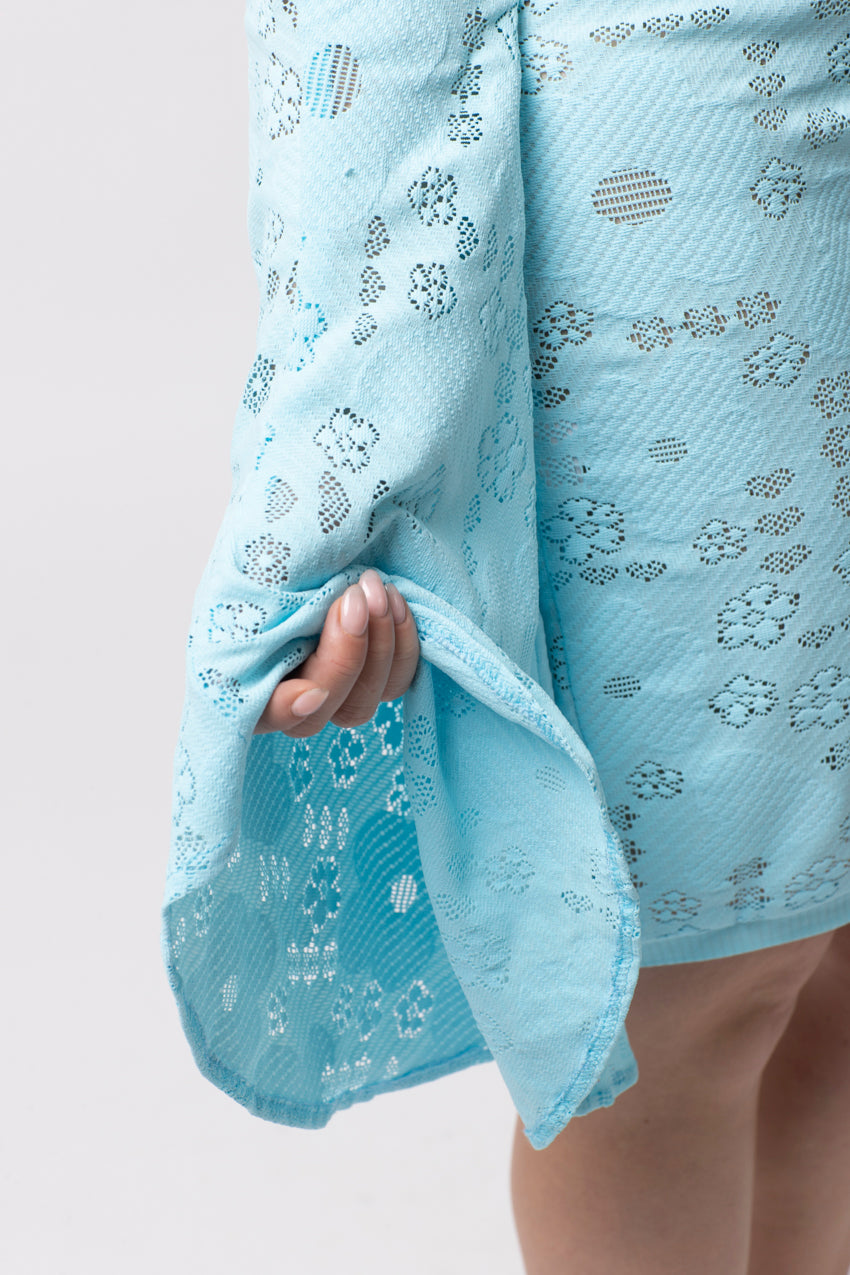 Robe Courte Croché Azur Miami