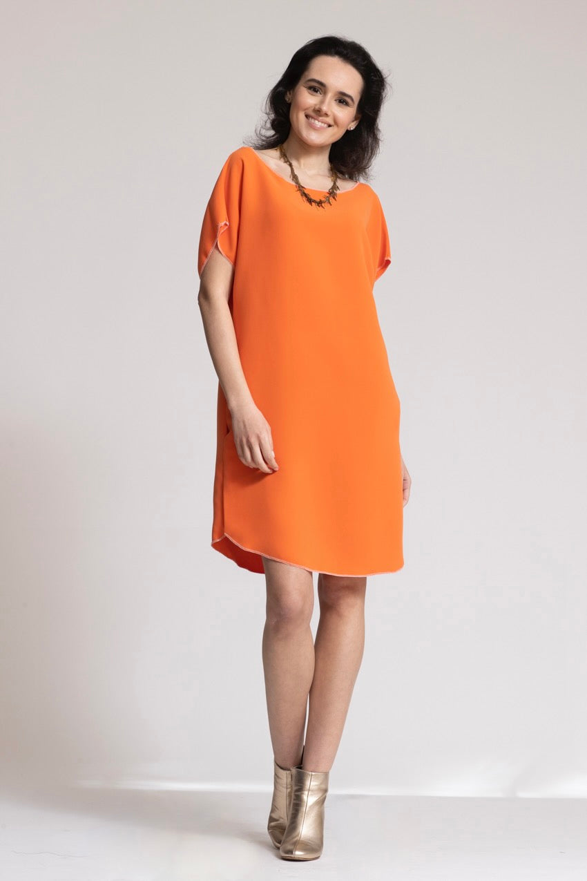 Robe Midi Jeannine Costiera Orange