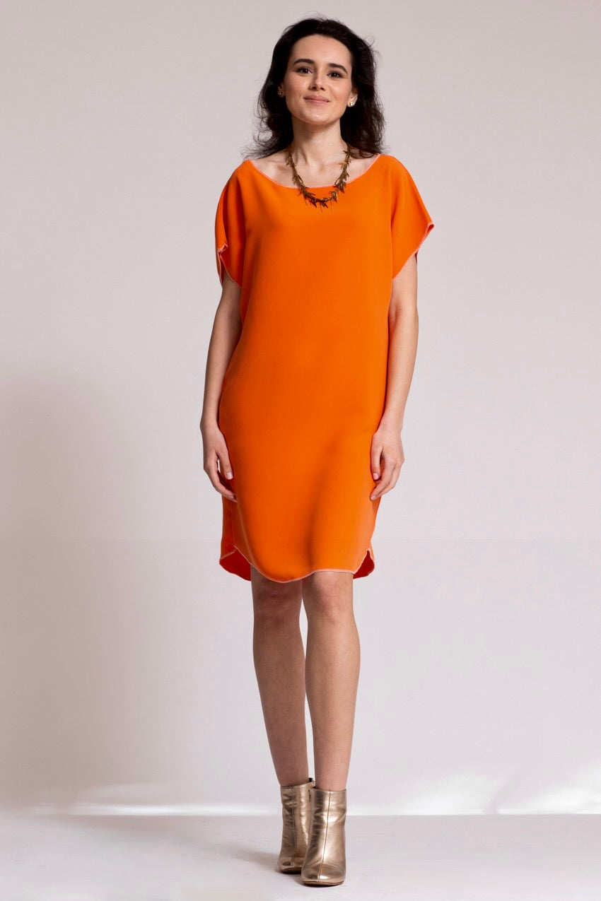 Robe Midi Jeannine Costiera Orange