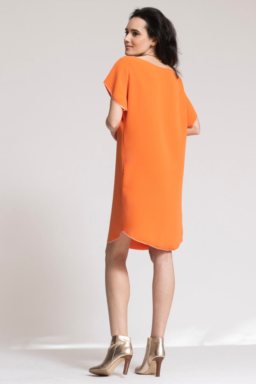 Robe Midi Jeannine Costiera Orange