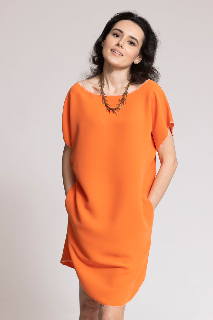 Robe Midi Jeannine Costiera Orange