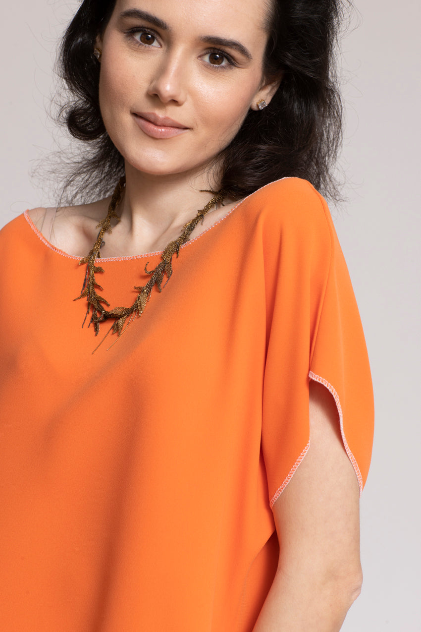 Robe Midi Jeannine Costiera Orange