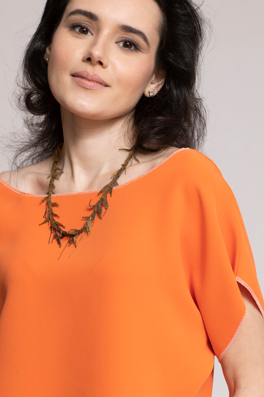 Robe Midi Jeannine Costiera Orange
