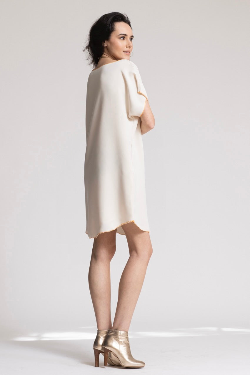 Robe Midi Jeannine Costiera White