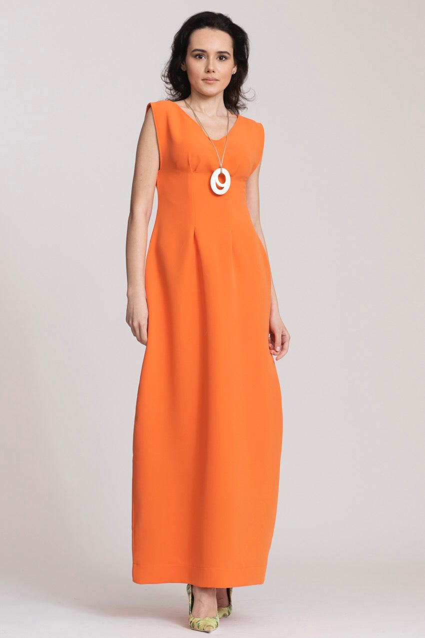 Robe Longue Corolle Costiera Orange