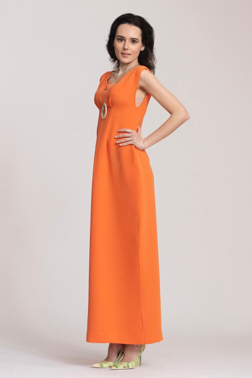 Robe Longue Corolle Costiera Orange