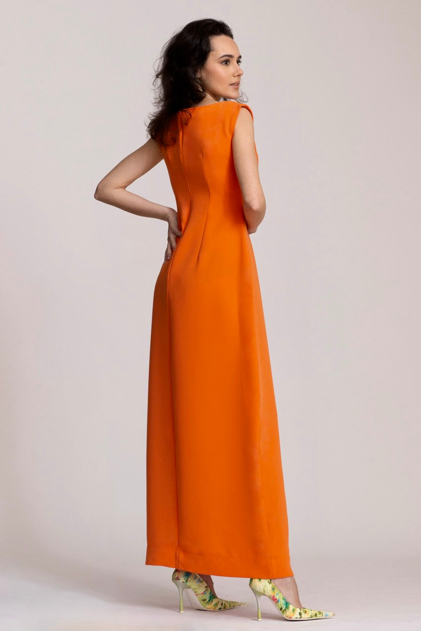 Robe Longue Corolle Costiera Orange