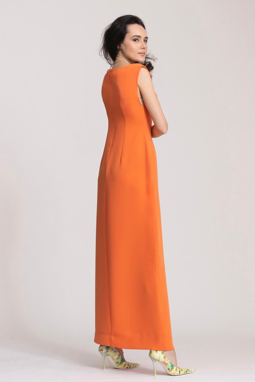 Robe Longue Corolle Costiera Orange