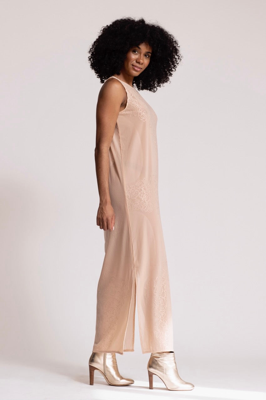 Robe Longue Marine Lace&Nude