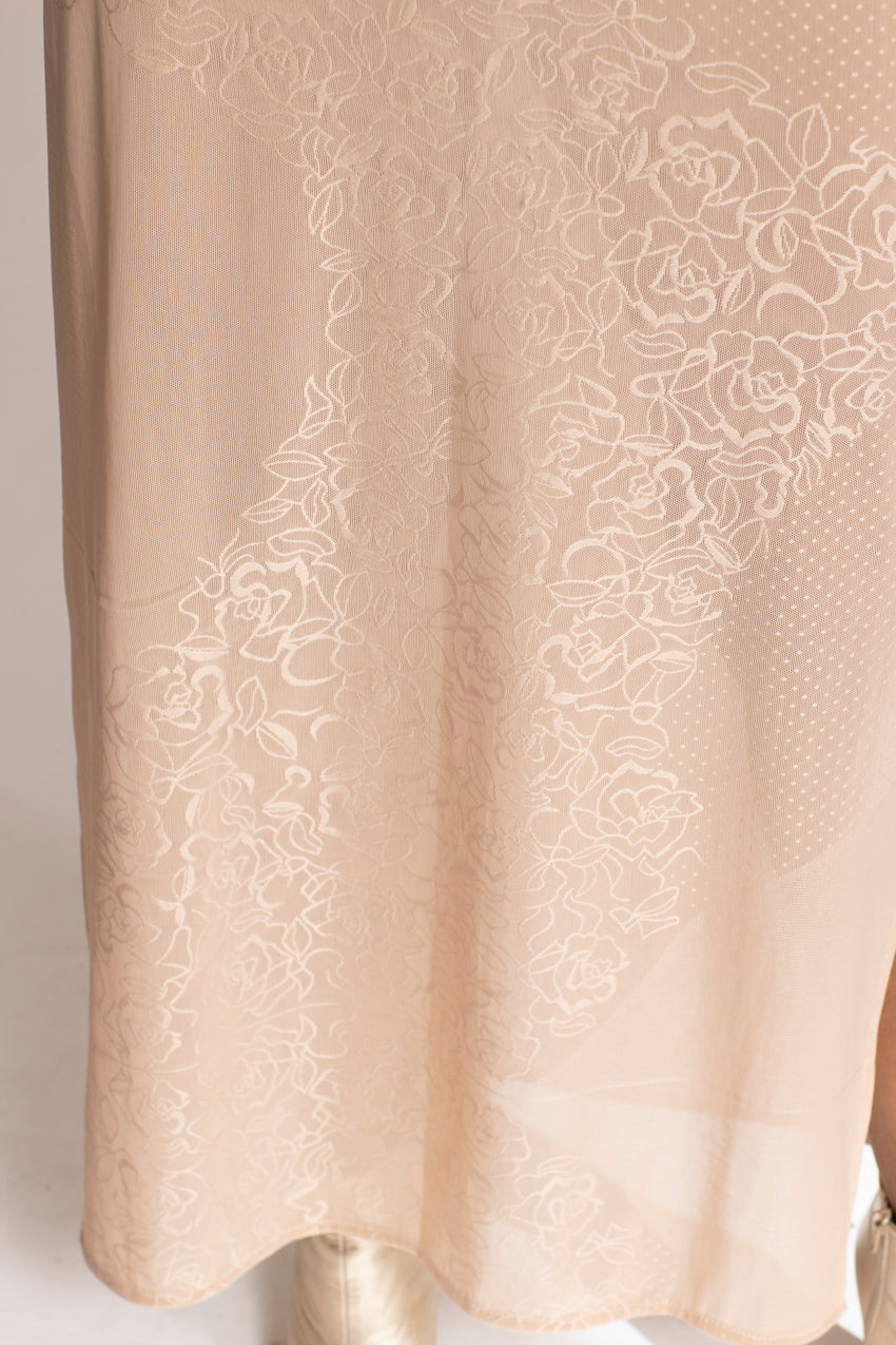 Robe Longue Marine Lace&Nude