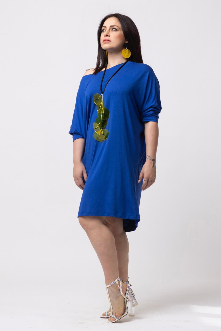 Robe Overall Pop Bleu