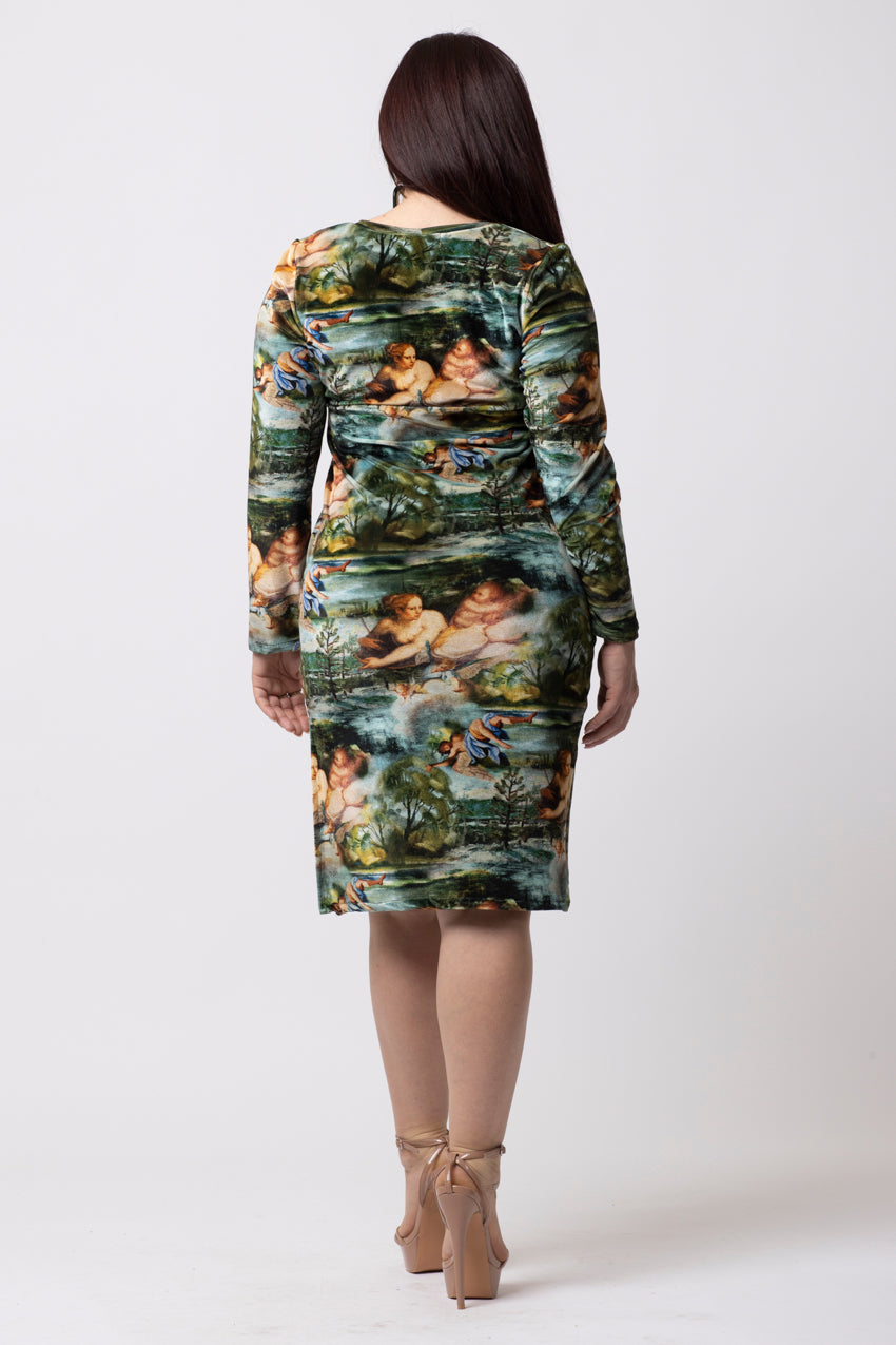 Robe Courte Slide Red Angel